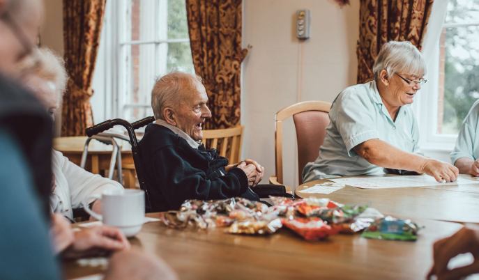 Social Spaces at Goole Hall care home